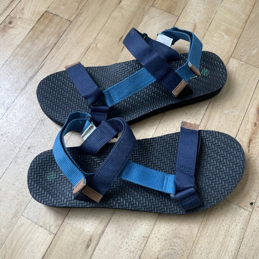 Crane Mens Casual‎ Sandals blue summer Style Size 12